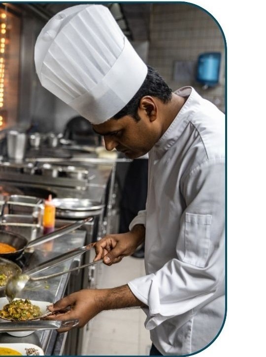 Chef cooking