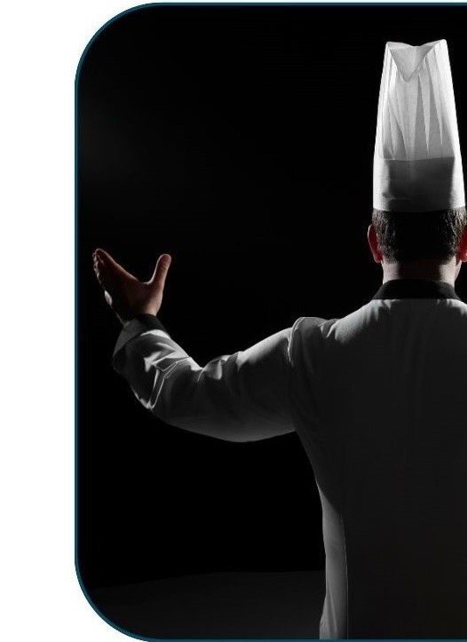 Chef presenting
